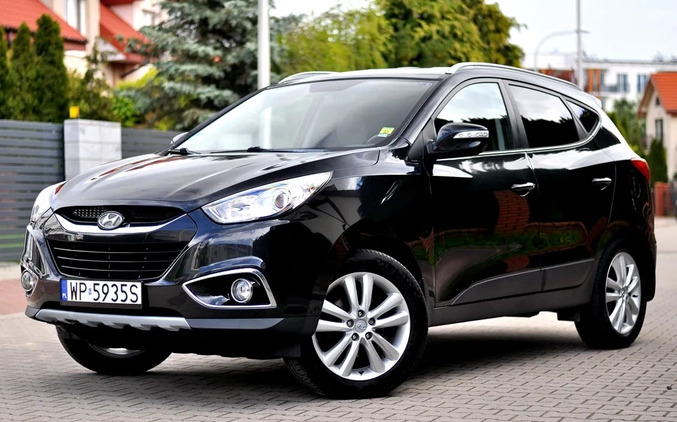 Hyundai ix35 cena 43500 przebieg: 198684, rok produkcji 2010 z Świerzawa małe 596